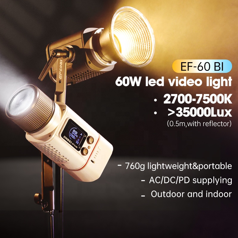 JINBEI EF-60BI 60W Przenośny,  – Photography Videos Free recenzja i cena